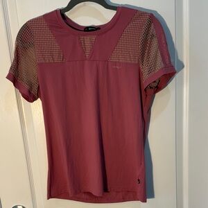 Cavallo Women's Pink Active Equestrian Top Vented Neckline Size 10